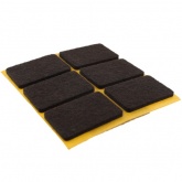 25mm x 35mm Self Adhesive Felt Pads